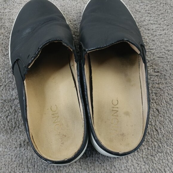Vionic Dakota Black Leather Slip-On Sneaker Mule Womens Size 6.5 Orthotic - Picture 8 of 11